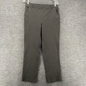 Quince Pants Womens M Gray Pull On Straight Ladies Trouser Office Career‎ Comfy